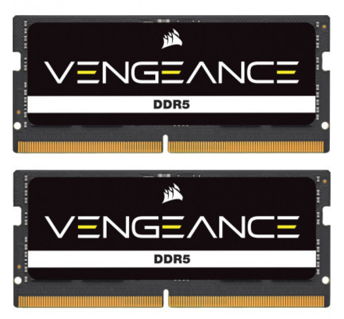 Модуль пам'яті для ноутбука SoDIMM DDR5 16GB (2x8GB) 4800 MHz Vengeance Corsair (CMSX16GX5M2A4800C40)