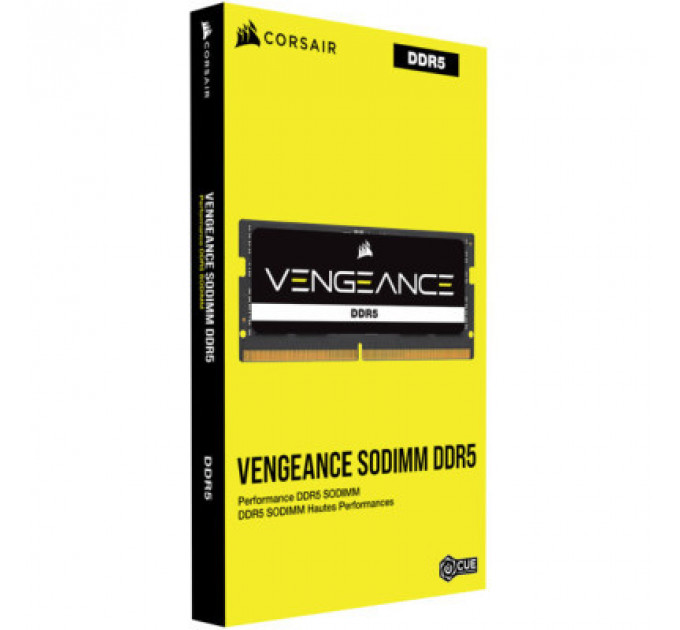 Модуль пам'яті для ноутбука SoDIMM DDR5 32GB (2x16GB) 5600 MHz Vengeance Corsair (CMSX32GX5M2A5600C48)