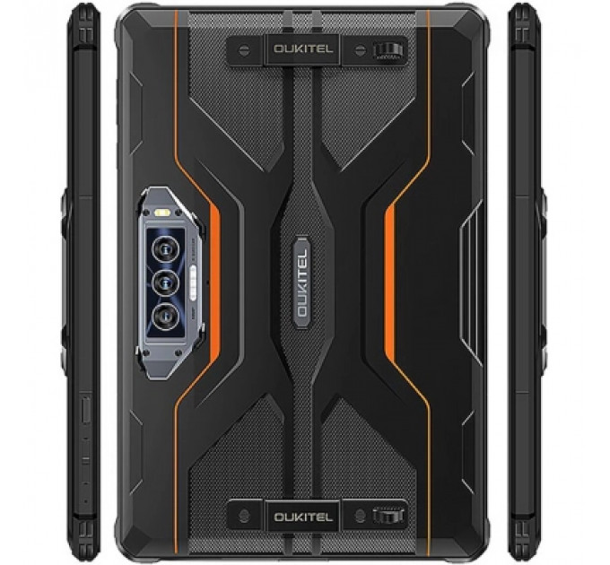 Планшет OUKITEL RT8 6/256GB Dual Sim Black-Orange (6931940747448)