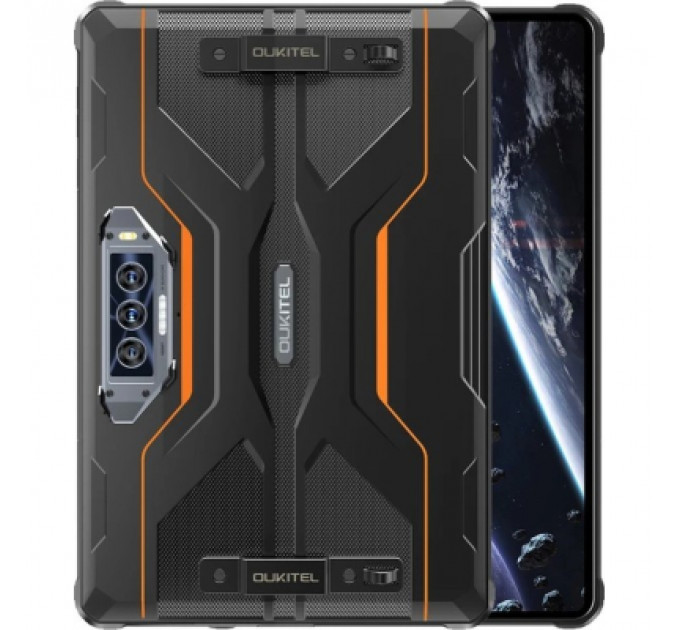 Планшет OUKITEL RT8 6/256GB Dual Sim Black-Orange (6931940747448)