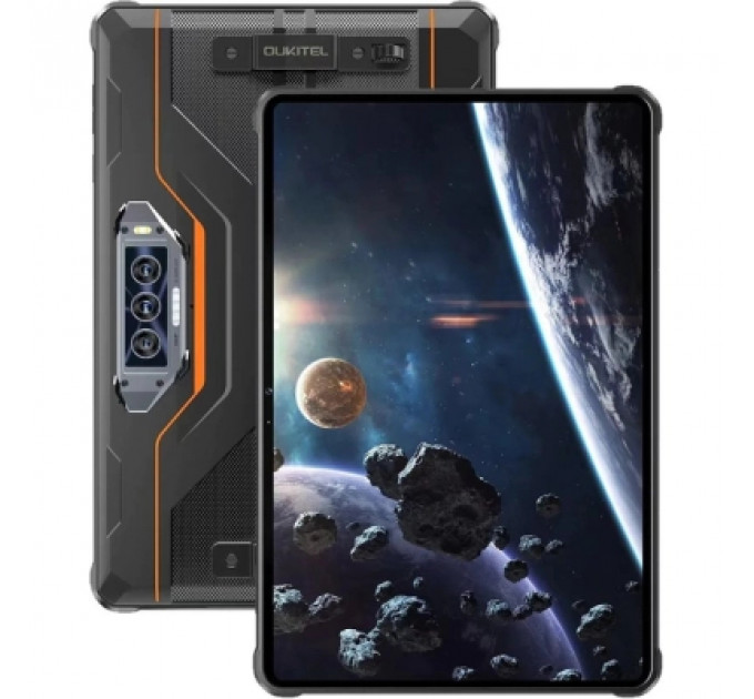 Планшет OUKITEL RT8 6/256GB Dual Sim Black-Orange (6931940747448)