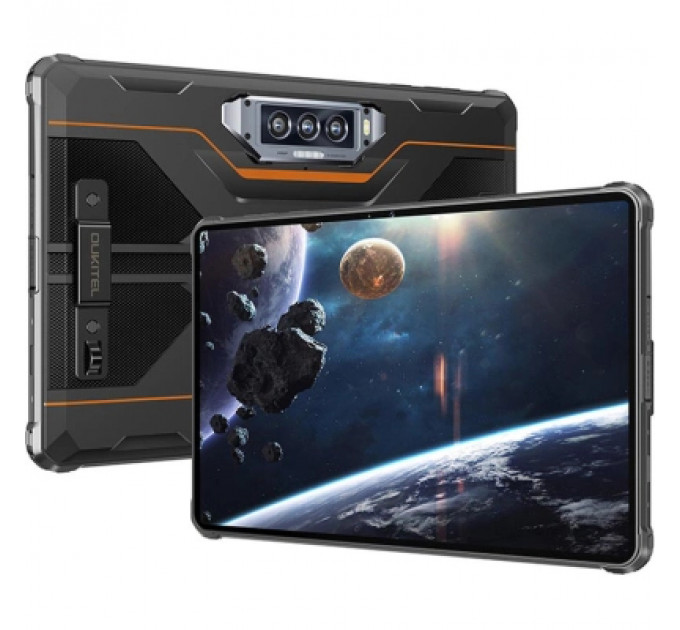 Планшет OUKITEL RT8 6/256GB Dual Sim Black-Orange (6931940747448)