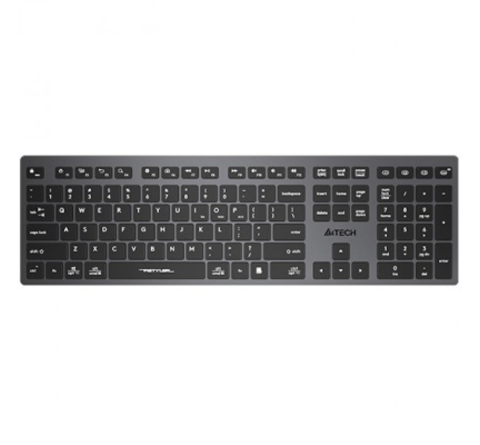 A4Tech Клавіатура A4Tech FBX50C Wireless/Bluetooth Grey (FBX50C Grey)