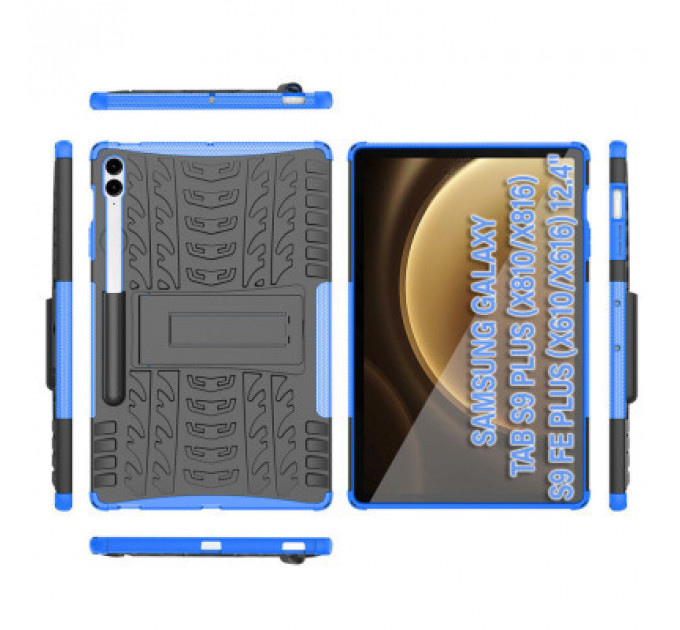 Чохол до планшета BeCover Samsung Galaxy Tab S9 Plus (SM-X810/SM-X816)/S9 FE Plus (SM-X610/SM-X616) 12.4" Blue (710763)