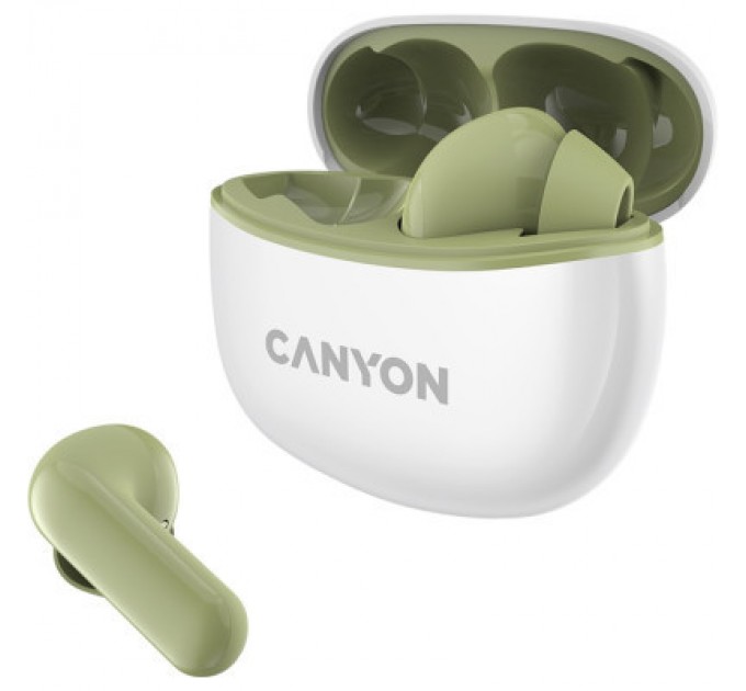 Canyon Навушники Canyon TWS-5 Green (CNS-TWS5GR)
