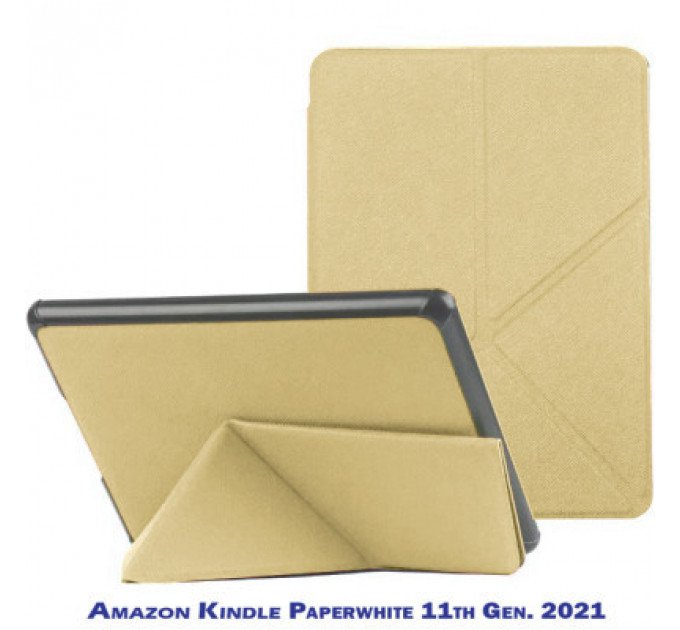 Чохол до електронної книги BeCover Ultra Slim Origami Amazon Kindle Paperwhite 11th Gen. 2021 Gold (711056)