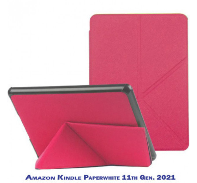 Чохол до електронної книги BeCover Ultra Slim Origami Amazon Kindle Paperwhite 11th Gen. 2021 Hot Pink (711057)