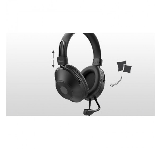 Навушники Trust Zaru USB Black (24187)