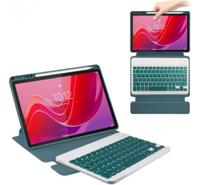 Чохол до планшета BeCover Keyboard 360° Rotatable Lenovo Tab M11 (2024) TB-TB330FU/Xiaoxin Pad 11 (2024) 11" Dark Green (711076)