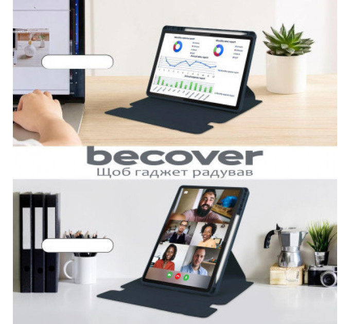 Чохол до планшета BeCover Keyboard 360° Rotatable Lenovo Tab M11 (2024) TB-TB330FU/Xiaoxin Pad 11 (2024) 11" Deep Blue (711075)
