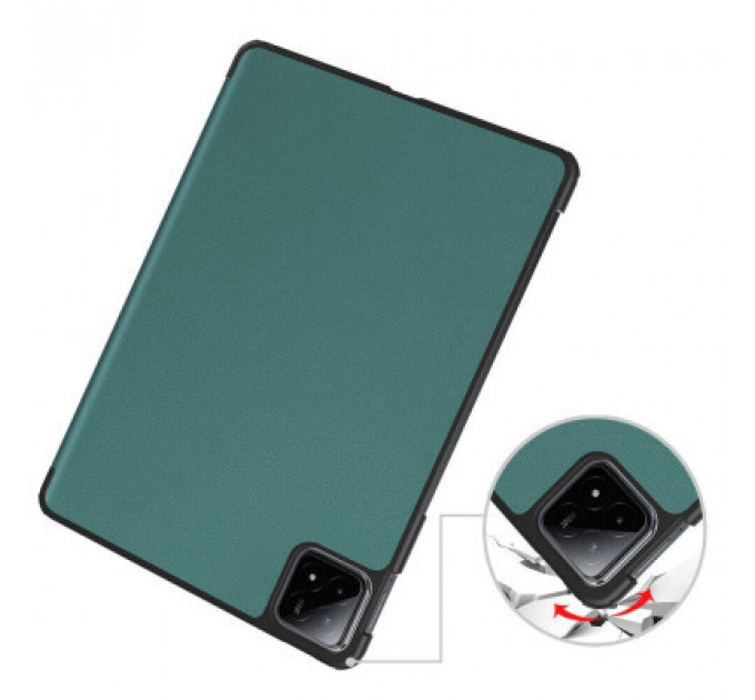 Чохол до планшета BeCover Smart Case Xiaomi Pad 6S Pro 12.4" Dark Green (711085)