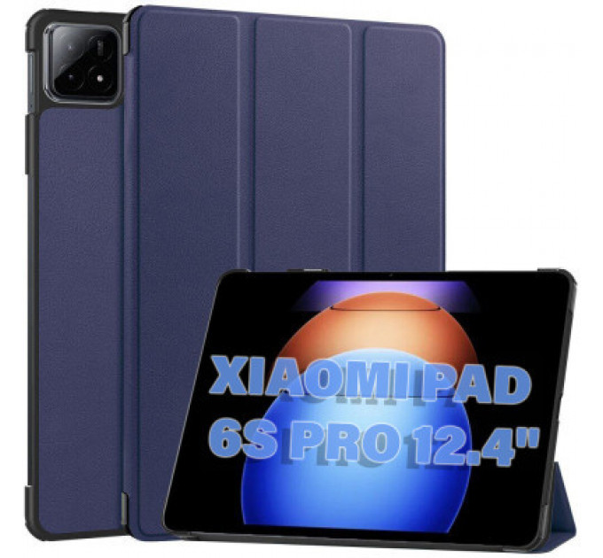 Чохол до планшета BeCover Smart Case Xiaomi Pad 6S Pro 12.4" Deep Blue (711084)