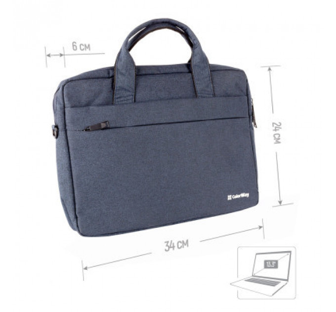 Сумка для ноутбука ColorWay 13.3" Modern Navy (CW-LBM133-NV)