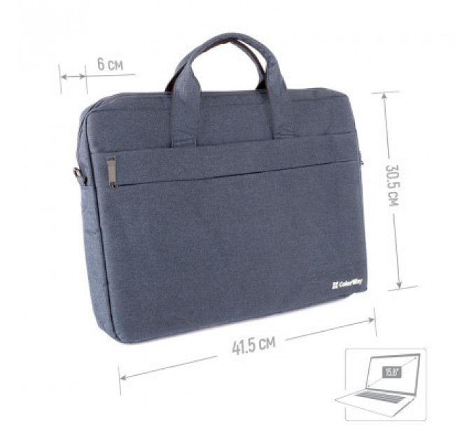 Сумка для ноутбука ColorWay 15.6" Modern Navy (CW-LBM156-NV)