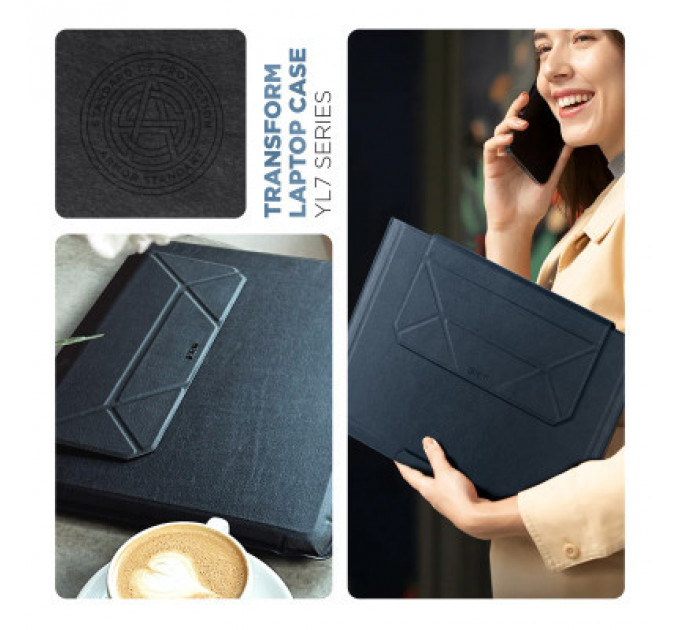 Чохол до ноутбука Armorstandart 14" Laptop Sleeve Stand YL7 Black (ARM69065)