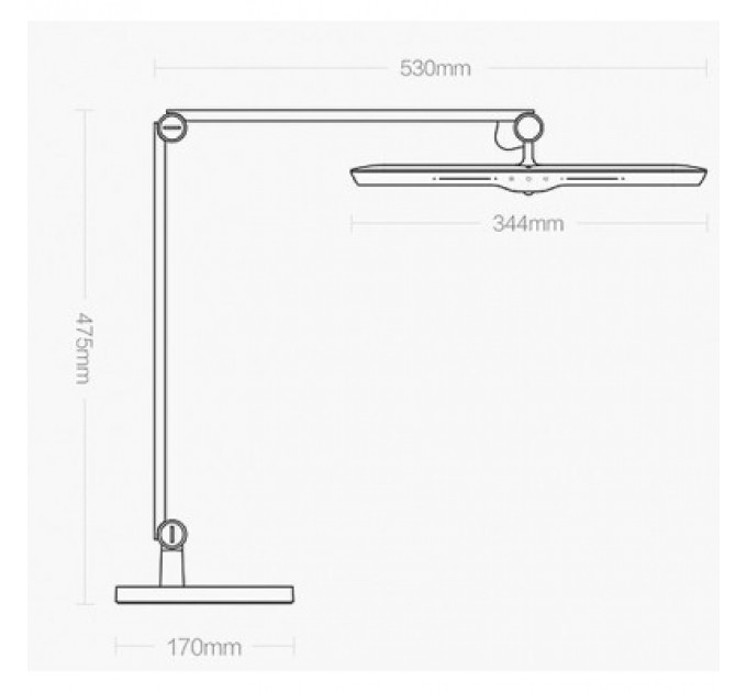 Настільна лампа Yeelight LED Light Reducing Smart Desk Lamp V1 Apple Homekit (YLTD08YL)
