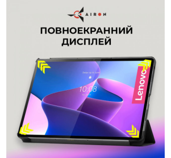 Чохол до планшета AirOn Premium Lenovo Tab P12 Pro + Film black (4822352781108)