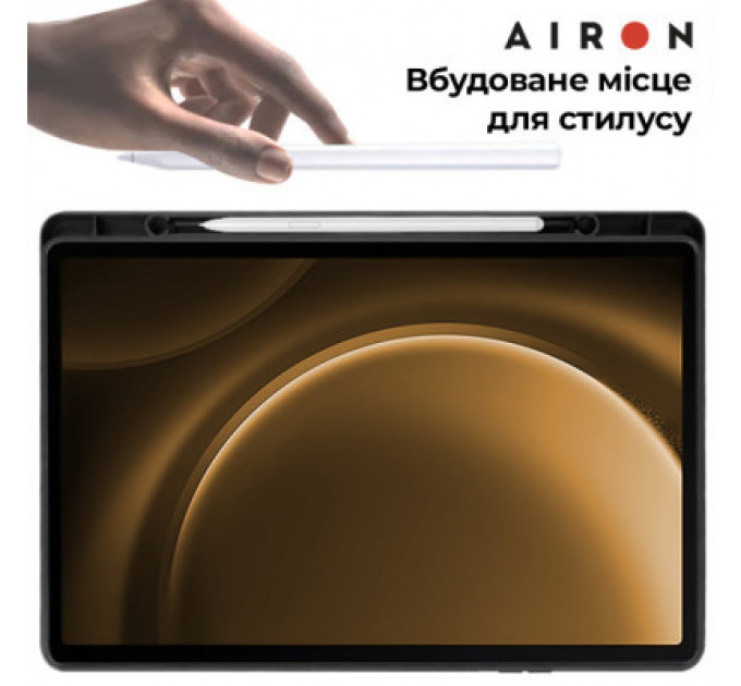 Чохол до планшета AirOn Premium Samsung Galaxy Tab S9 FE 10.9'' 2023 + Keyboard (4822352781114)