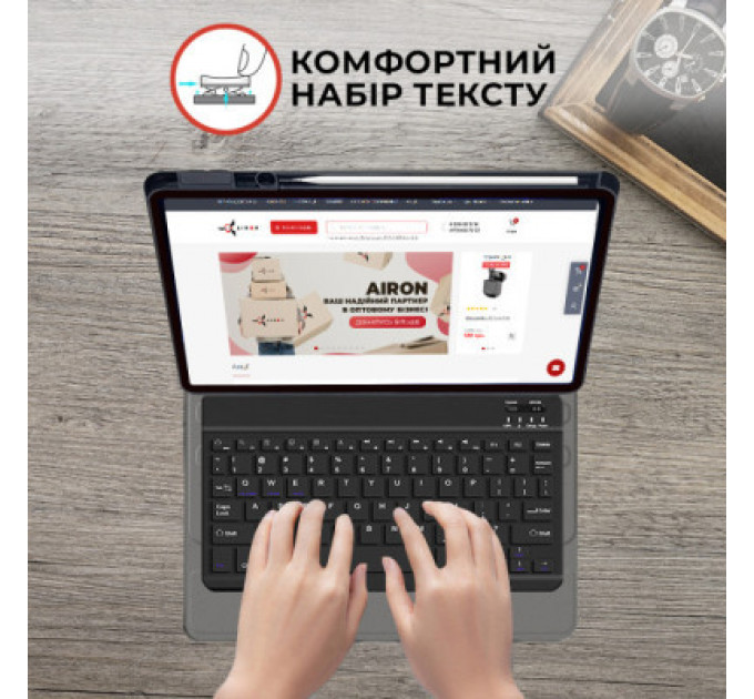 Чохол до планшета AirOn Premium Xiaomi MiPad 6/6 Pro 11'' 2023 + Bluetooth Keyboard (4822352781113)