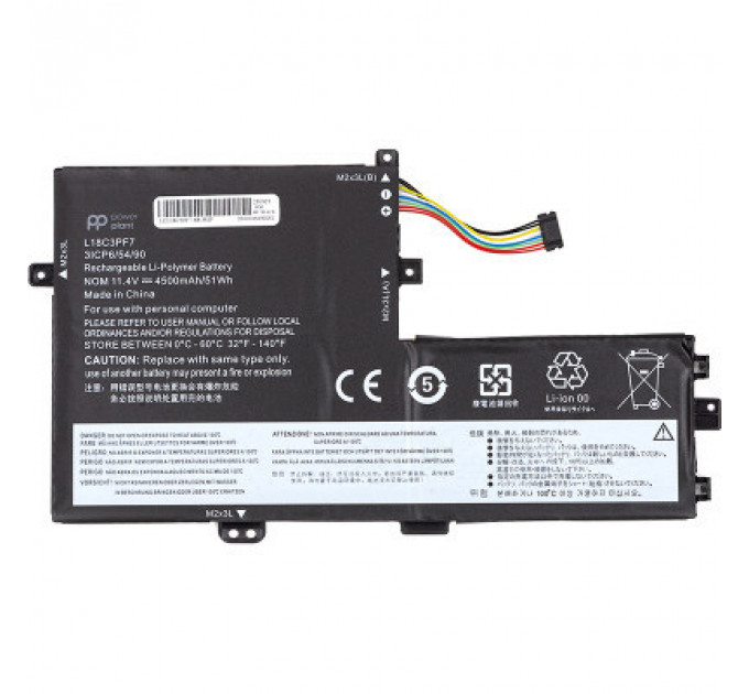Акумулятор до ноутбука LENOVO Ideapad S340-14IML (L18C3PF7) 11.4V 4500mAh PowerPlant (NB482092)