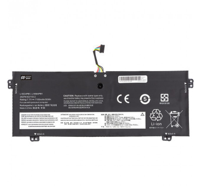 Акумулятор до ноутбука LENOVO Yoga 720-13IKB (L16C4PB1) 7.7V 7100mAh PowerPlant (NB482160)
