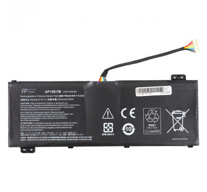 Акумулятор до ноутбука ACER Aspire 7 A715-74 (AP18E7M) 14.8V 3620mAh PowerPlant (NB410705)