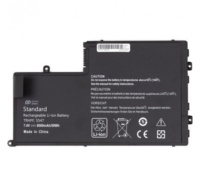 Акумулятор до ноутбука DELL Inspiron 15-5547 (TRHFF) 7.4V 8000mAh PowerPlant (NB441952)