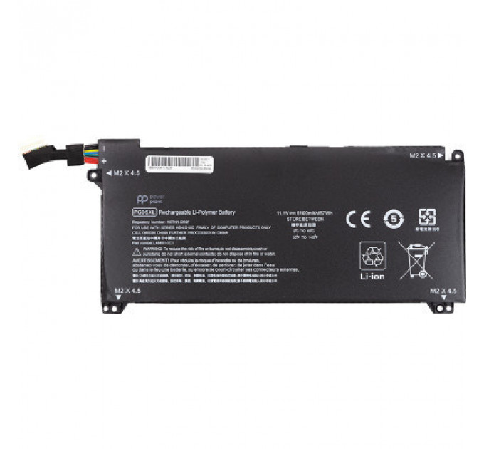 Акумулятор до ноутбука HP Omen 5 Air 15-dh0006TX (PG06XL) 11.1V 5100mAh PowerPlant (NB462223)