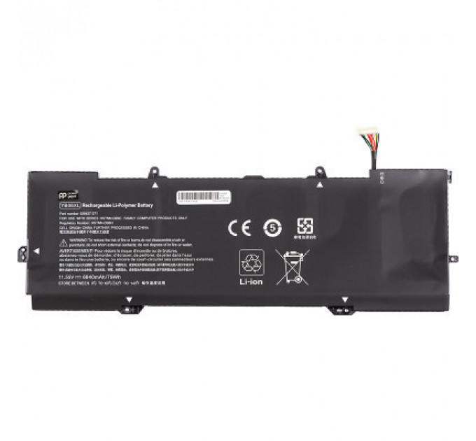 Акумулятор до ноутбука HP Spectre x360 15-ch000 (YB06XL) 11.55V 6840mAh PowerPlant (NB462148)