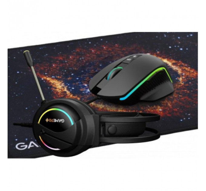 Мишка GamePro GS890 Combo 3 в 1 миша + ігрова поверхня + гарнітура (GS890)