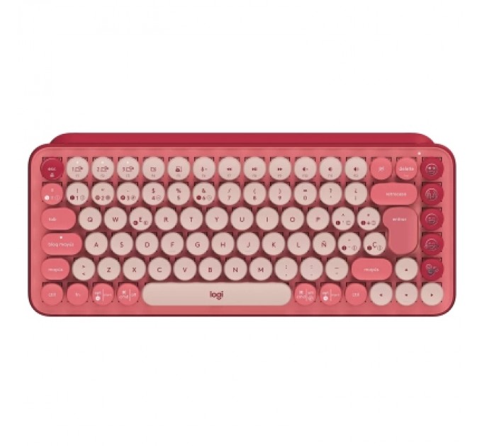 Logitech Клавіатура Logitech POP Keys Wireless Mechanical Keyboard UA Rose (920-010737)