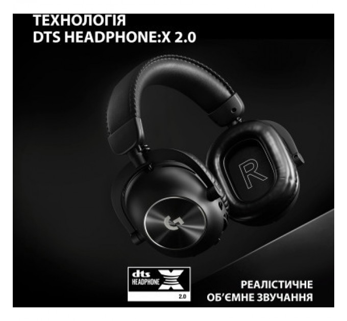 Навушники Logitech G Pro X 2 Lightspeed Wireless Black (981-001263)