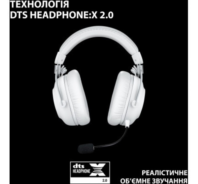 Навушники Logitech G Pro X 2 Lightspeed Wireless White (981-001269)