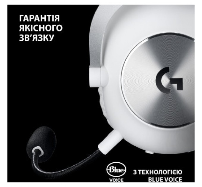 Навушники Logitech G Pro X 2 Lightspeed Wireless White (981-001269)