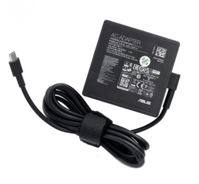 Блок живлення до ноутбуку ASUS 100W, роз'єм USB Type-C (A20-100P1A / A40387)