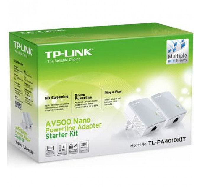 Адаптер Powerline TP-Link TL-PA4010 KIT