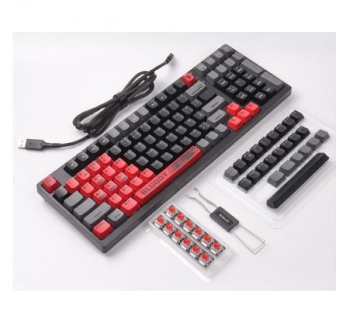 Клавіатура A4Tech Bloody S98 RGB BLMS Red Switch USB Sports Red (Bloody S98 Sports Red)