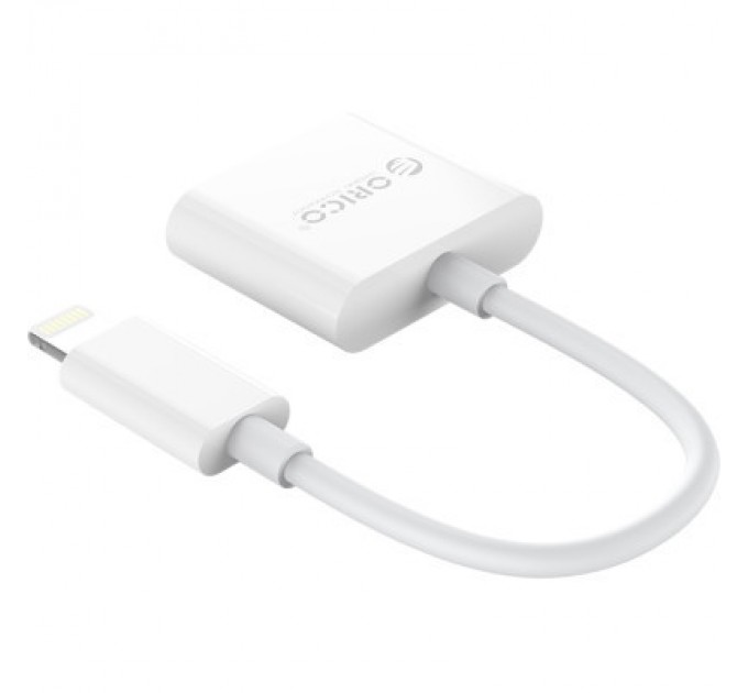 Orico Перехідник Lightning to 3.5mm/Lightning 2LT-WH-BP Orico (CA912797)
