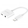 Orico Перехідник Lightning to 3.5mm/Lightning 2LT-WH-BP Orico (CA912797)