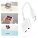 Orico Перехідник Lightning to 3.5mm/Lightning 2LT-WH-BP Orico (CA912797)