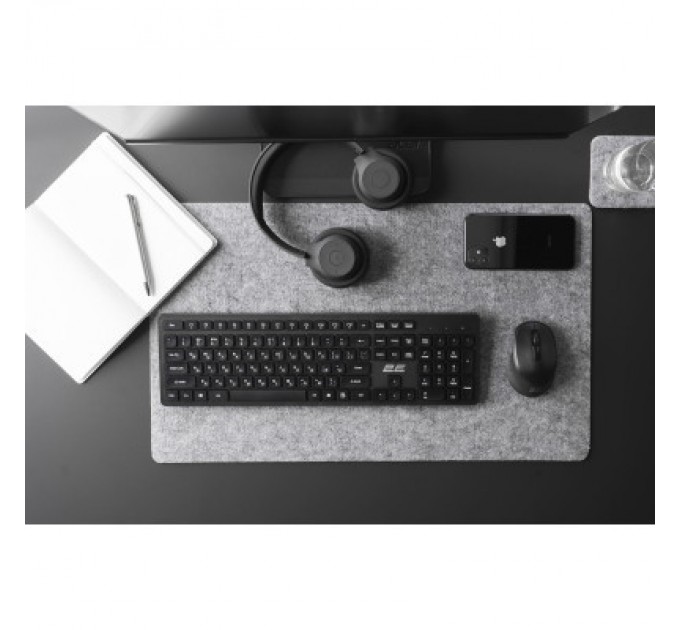 Клавіатура 2E KS260 Wireless Black (2E-KS260WB)