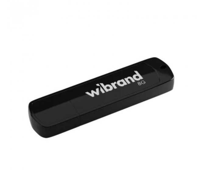 USB флеш накопичувач Wibrand 8GB Grizzly Black USB 2.0 (WI2.0/GR8P3B)