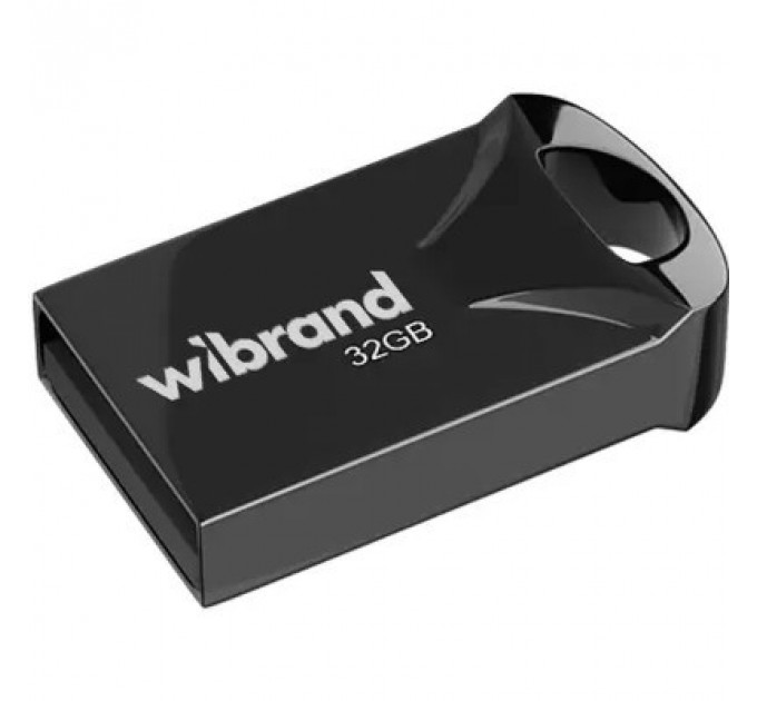 USB флеш накопичувач Wibrand 32GB Hawk Black USB 2.0 (WI2.0/HA32M1B)