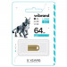 USB флеш накопичувач Wibrand 64GB lynx Gold USB 2.0 (WI2.0/LY64M2G)