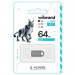USB флеш накопичувач Wibrand 64GB lynx Silver USB 2.0 (WI2.0/LY64M2S)