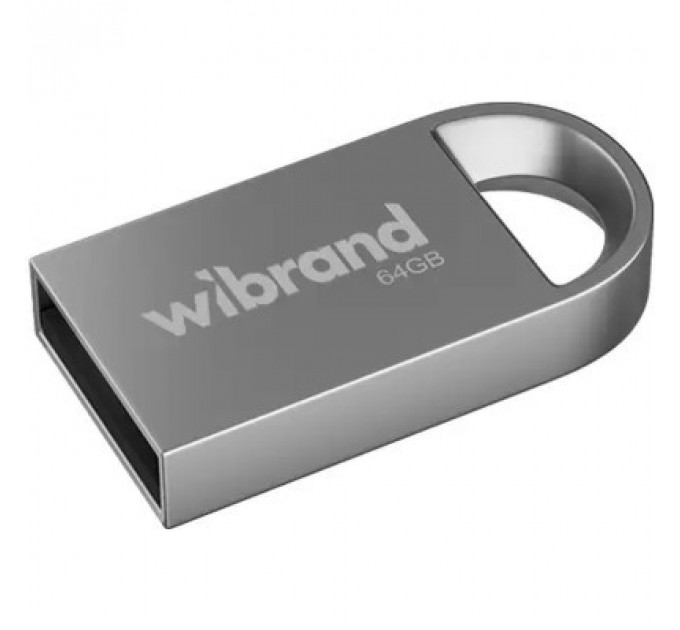 USB флеш накопичувач Wibrand 64GB lynx Silver USB 2.0 (WI2.0/LY64M2S)