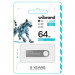 USB флеш накопичувач Wibrand 64GB Puma Silver USB 2.0 (WI2.0/PU64U1S)