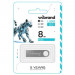 USB флеш накопичувач Wibrand 8GB Puma Silver USB 2.0 (WI2.0/PU8U1S)