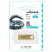 USB флеш накопичувач Wibrand 8GB Taipan Gold USB 2.0 (WI2.0/TA8U2G)