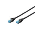 Digitus Патч-корд Digitus 1м, cat.5e, SF-UTP, AWG 26/7, black (DK-1531-010/BL)